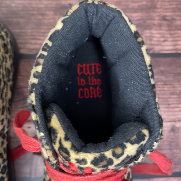 CTTC | Monster Leopard High Top Flatform Sneakers - Picture 7 of 9